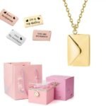 Coffret Rose éternelle Avec Collier Lettre Personnalisé