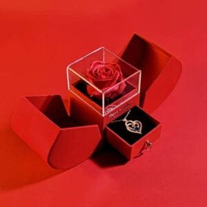 Coffret Rose éternelle - Un Cadeau Inoubliable Et éternel