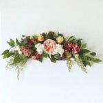 composition de fleurs artificielles pour cimetiere couleurs pales 831 1