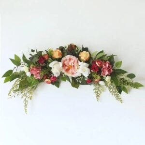 composition de fleurs artificielles pour cimetiere couleurs pales 831 1