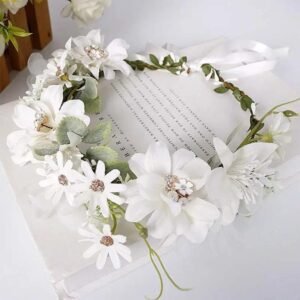 couronne de fleurs blanches elegante pour toutes occasions 1 428 1