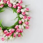 Couronne De Fleurs élégante Et Colorée – Tulipes