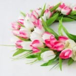 Couronne De Fleurs élégante Et Colorée – Tulipes