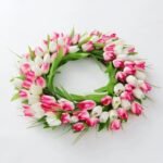 Couronne De Fleurs élégante Et Colorée – Tulipes