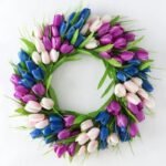 Couronne De Fleurs élégante Et Colorée – Tulipes