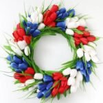 Couronne De Fleurs élégante Et Colorée – Tulipes