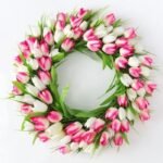 Couronne De Fleurs élégante Et Colorée – Tulipes
