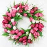 Couronne De Fleurs élégante Et Colorée – Tulipes