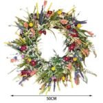 couronne de fleurs elegante pour toutes occasions 50cm 661 1