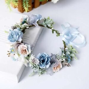 couronne de fleurs pour mariage elegante et fleurie 1 605 1