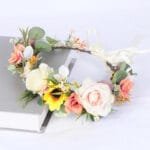 Couronne De Fleurs Pour Mariage élégante Et Fleurie - 4