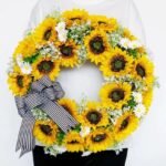 couronne de fleurs tournesol pour evenements et decorations 398 1