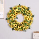 Couronne De Fleurs Tournesol Pour événements Et Décorations