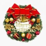 couronne de noel elegante pour decoration festive 738 1