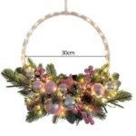 couronne de noel lumineuse pour une ambiance festive et chaleureuse 625 1