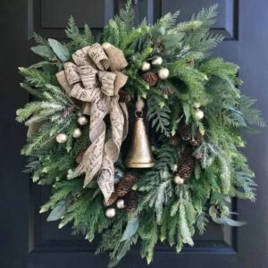 couronne de noel pour sapin elegant et festif 854 1
