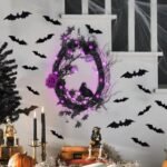 couronne halloween decorative pour une ambiance festive couronne 271 1