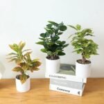 croton artificiel en pot pour une touche de verdure interieure 148 1
