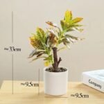 croton artificiel en pot pour une touche de verdure interieure 244 1