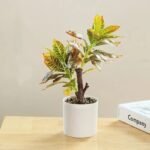 croton artificiel en pot pour une touche de verdure interieure 912 1