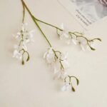 cymbidium floribundum fleur artificielle elegante blanc fleur 924 1