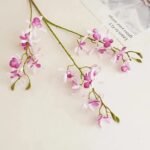 cymbidium floribundum fleur artificielle elegante rose fleur 142 1