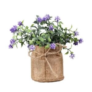 fausse fleur artificielle pour une decoration eternelle violet 456 1