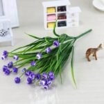 fausse fleur decorative en soie violet fleur 830 1
