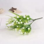 fausse fleur decorative pour un interieur elegant blanc fleur 208 1