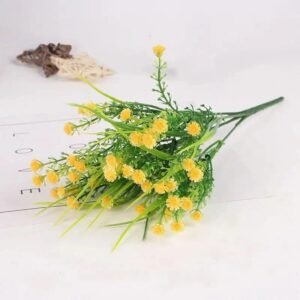 fausse fleur decorative pour un interieur elegant jaune fleur 324 1
