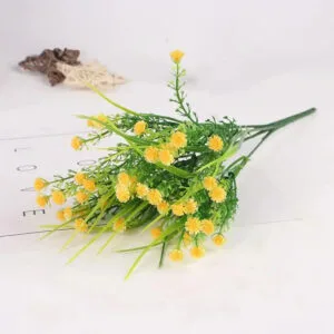 Fausse Fleur Décorative Pour Un Intérieur élégant - Jaune