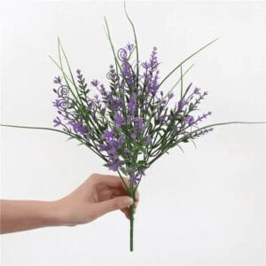 Fausse Fleur élégante Pour Décoration Intérieure - Violet