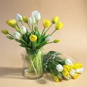 Fausses Tulipes Réalistes Pour Une Décoration élégante