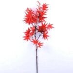 Feuille D’érable Artisanale En érable Naturel - Rouge