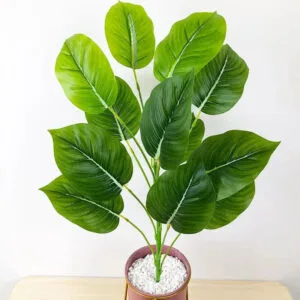 Feuilles Tropicales Artificielles Pour Décorations Exotiques - 55cm 12 Feuilles