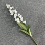 Fleur Artificielle: élégance Durable Avec Digitales Fleurs - Blanc