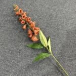 fleur artificielle elegance durable avec digitales fleurs orange 227 1
