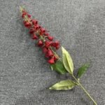 fleur artificielle elegance durable avec digitales fleurs rouge 747 1