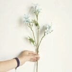 Fleur Artificielle élégante Pour Décoration Intérieure - Bleu Clair