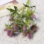 Eryngium Planum Artificiel Élégant Pour Décoration Intérieure