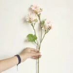 Fleur Artificielle élégante Pour Décoration Intérieure - Champagne