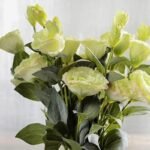 Lisianthus Artificiel (Eustoma Grandiflora) Pour Décoration Intérieure