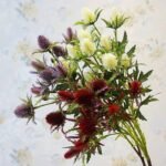 Eryngium Planum Artificiel Élégant Pour Décoration Intérieure