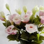 Lisianthus Artificiel (Eustoma Grandiflora) Pour Décoration Intérieure