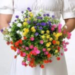 Fleur Artificielle en Plastique Pour Décoration Intérieure