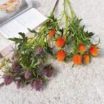 Eryngium Planum Artificiel Élégant Pour Décoration Intérieure