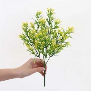 Fleur Artificielle élégante Pour Un Décor Naturel Et Durable - Jaune