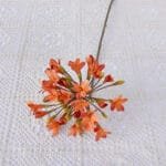 Fleur Artificielle élégante Pour Une Décoration Durable - Orange Foncé