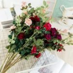 Fleur Artificielle Rose élégante Pour Une Décoration Durable
