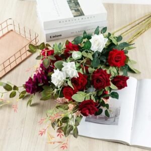 Fleur Artificielle Rose élégante Pour Une Décoration Durable